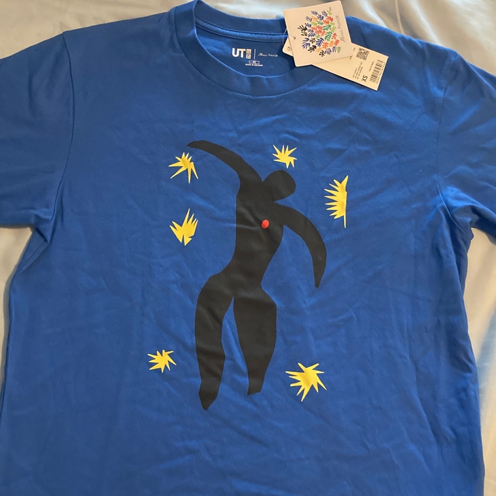 Uniqlo Henri Matisse blue  Graphic Short Sleeve Tee